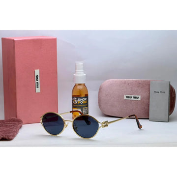 Miu Miu Logo Black sunglasses