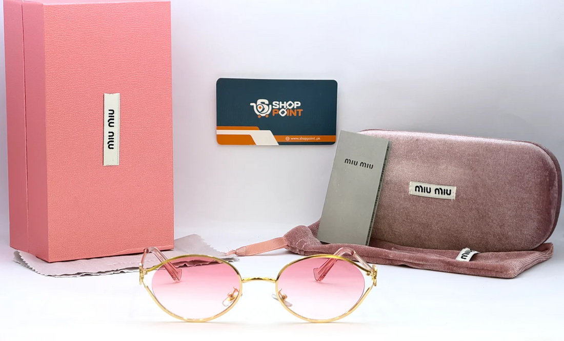 Miu Miu Logo Pink sunglasses