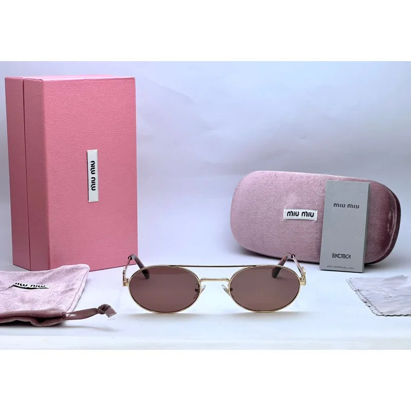 Miu Miu vertical logo Sunglasses