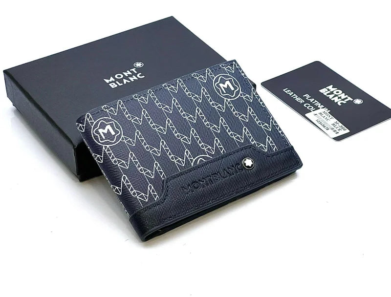 Mont Blanc Black Leather Wallet