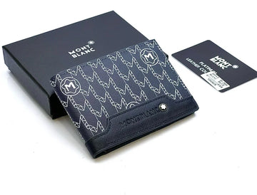 Mont Blanc Black Leather Wallet