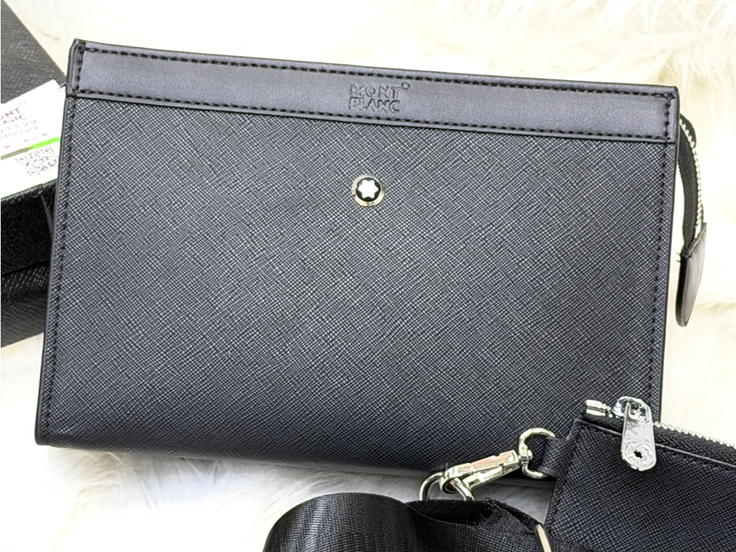 Montblanc Black Crossbody Pouch Bag