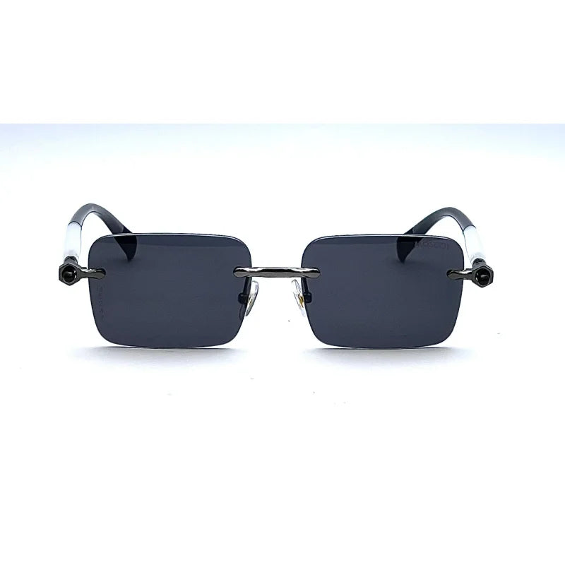 Moscot Black Rimless Sunglasses