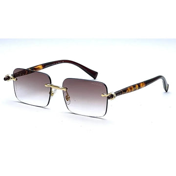 Moscot Brown Rimless Sunglasses