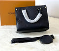 OnTheGo Black MM Monogram Small
