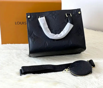 OnTheGo Black MM Monogram Small