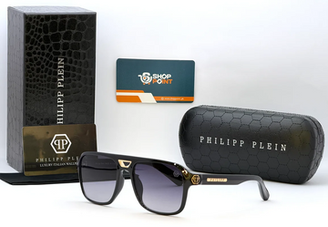 Philip Plein 99534 Black Gradient Square Sunglasses