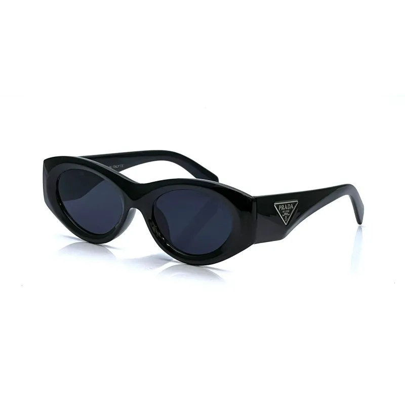 Prada SPR 20Z Black Color Sunglass With Triangle Logo