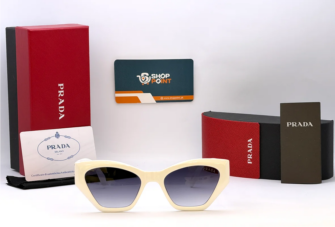 Prada 3359 White Sunglasses