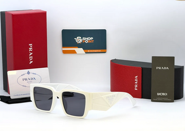 Prada 6105 White Square Sunglasses