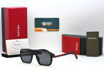 Prada J8151 Black Square Sunglasses