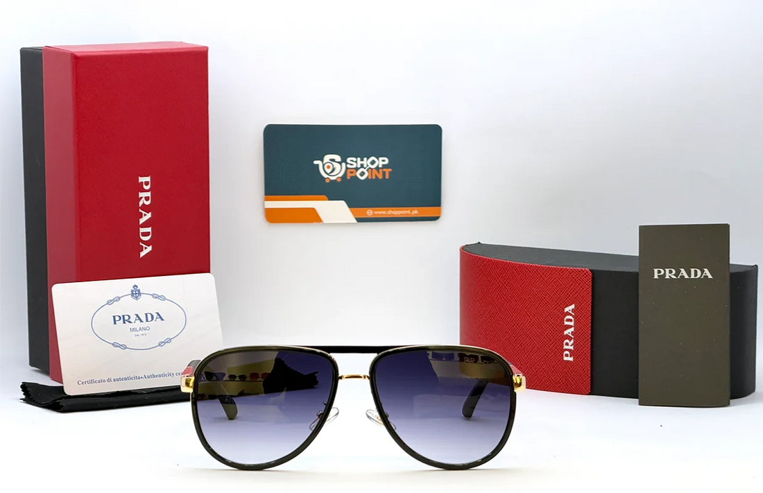 Prada PR7014/S Black Purple Gradient Sunglasses