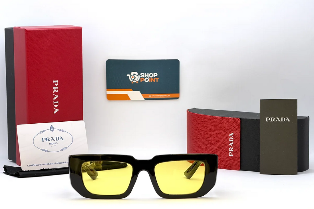 Prada SPR 20Z Black Color Sunglasses