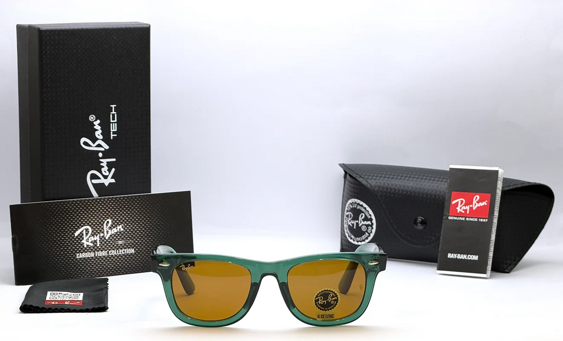 Ray-Ban 2140 Green Brown Sunglasses