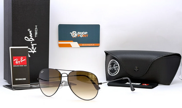 Ray-Ban RB3026 62 Brown Gradient Aviator Sunglasses