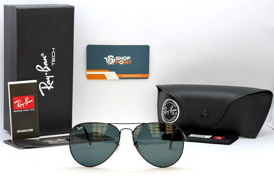 Ray-Ban RB3026 62 Classic Green Lens Aviator Sunglasses