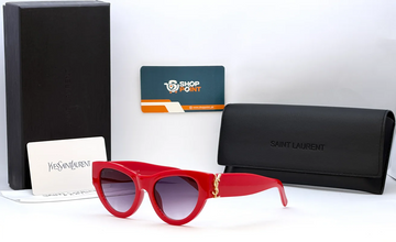 Saint Laurent 6090 Red Purple Gradient Cat Eye Sunglasses