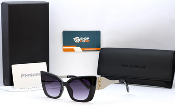 Saint Laurent M1725L Black Purple Gradient Cat Eye Sunglasses