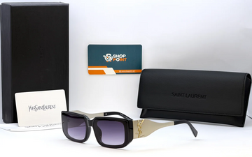 Saint Laurent M1726L Black Purple Gradient Square Sunglasses