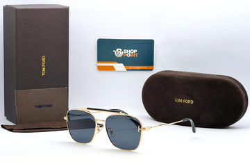 Tom Ford 1017 Gold Black Lens Sunglasses