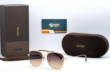 Tom Ford 1017 Gold Brown Gradient Sunglasses
