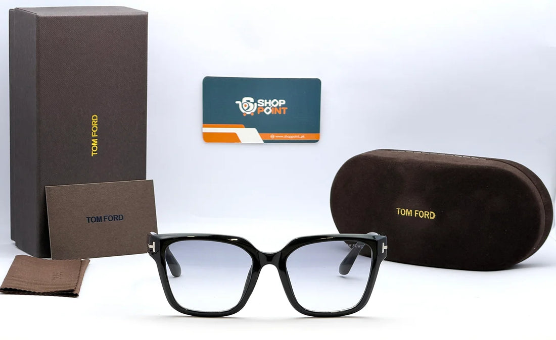 Tom Ford 1305X Black Gradient Photochromic Rectangular Sunglasses