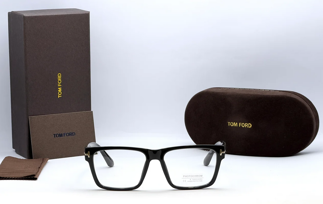 Tom Ford TF1303 Black Square Frame Photochromic Sunglasses