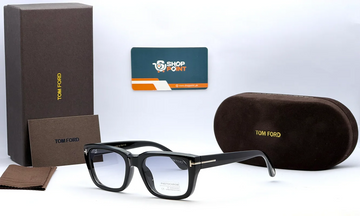 Tom Ford TF1304 Black Square Frame Photochromic Eyewear