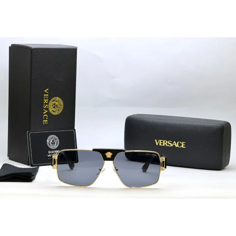 Versace Black Navigators Sunglasses