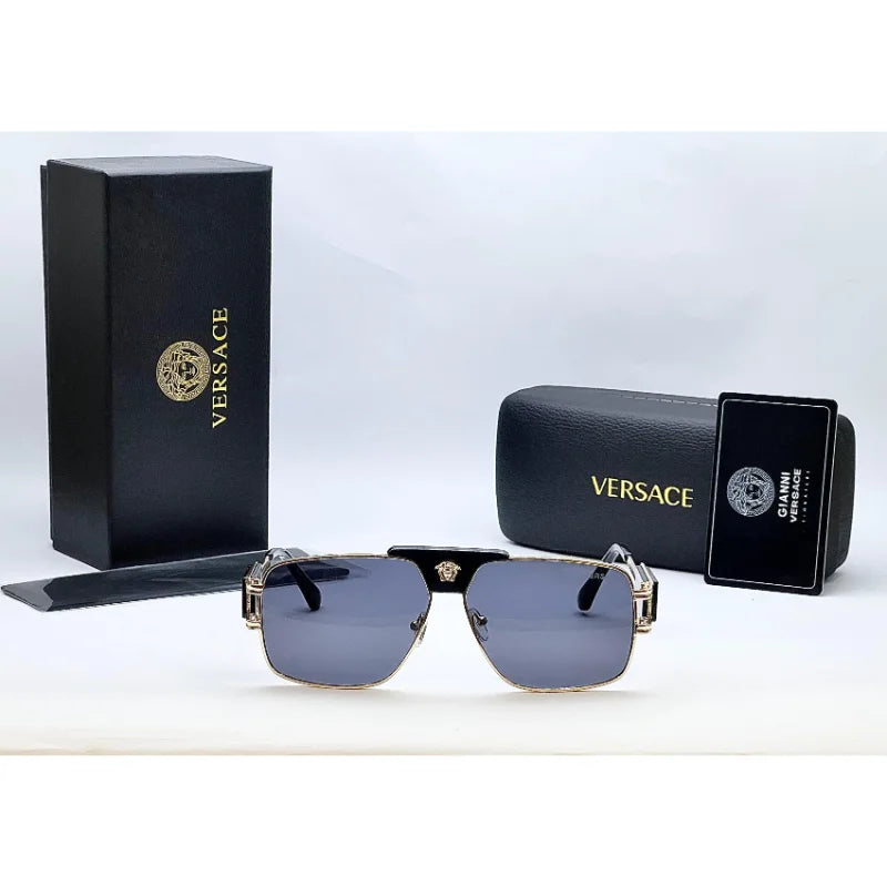 Versace Black Navigators Sunglasses
