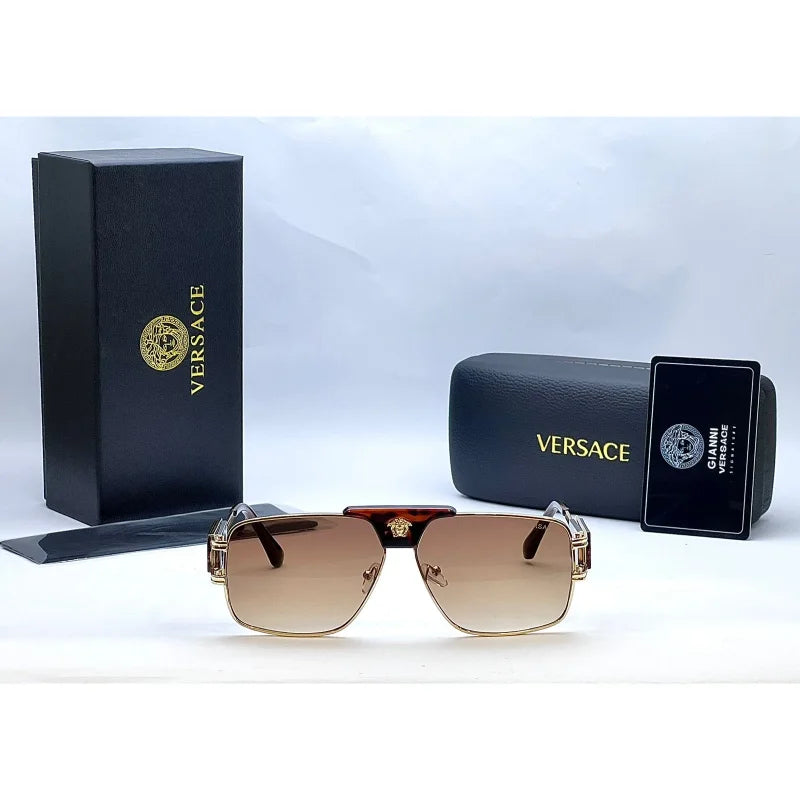 Versace Brown Sunglasses - Navigator