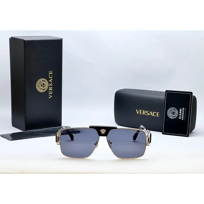 Versace Black Navigators Sunglasses