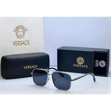 Versace Silver Black Sunglasses