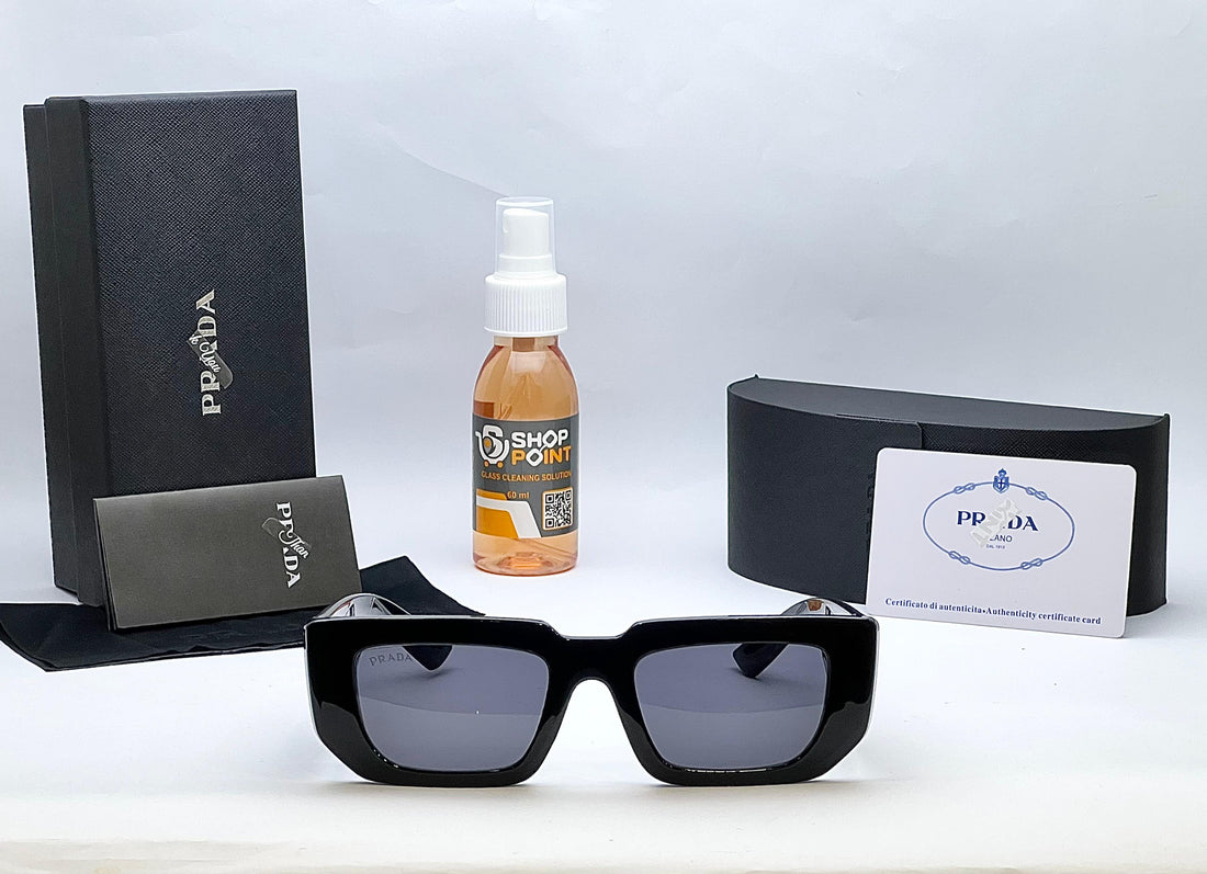 Pra--da Sunglasses Logo Arm