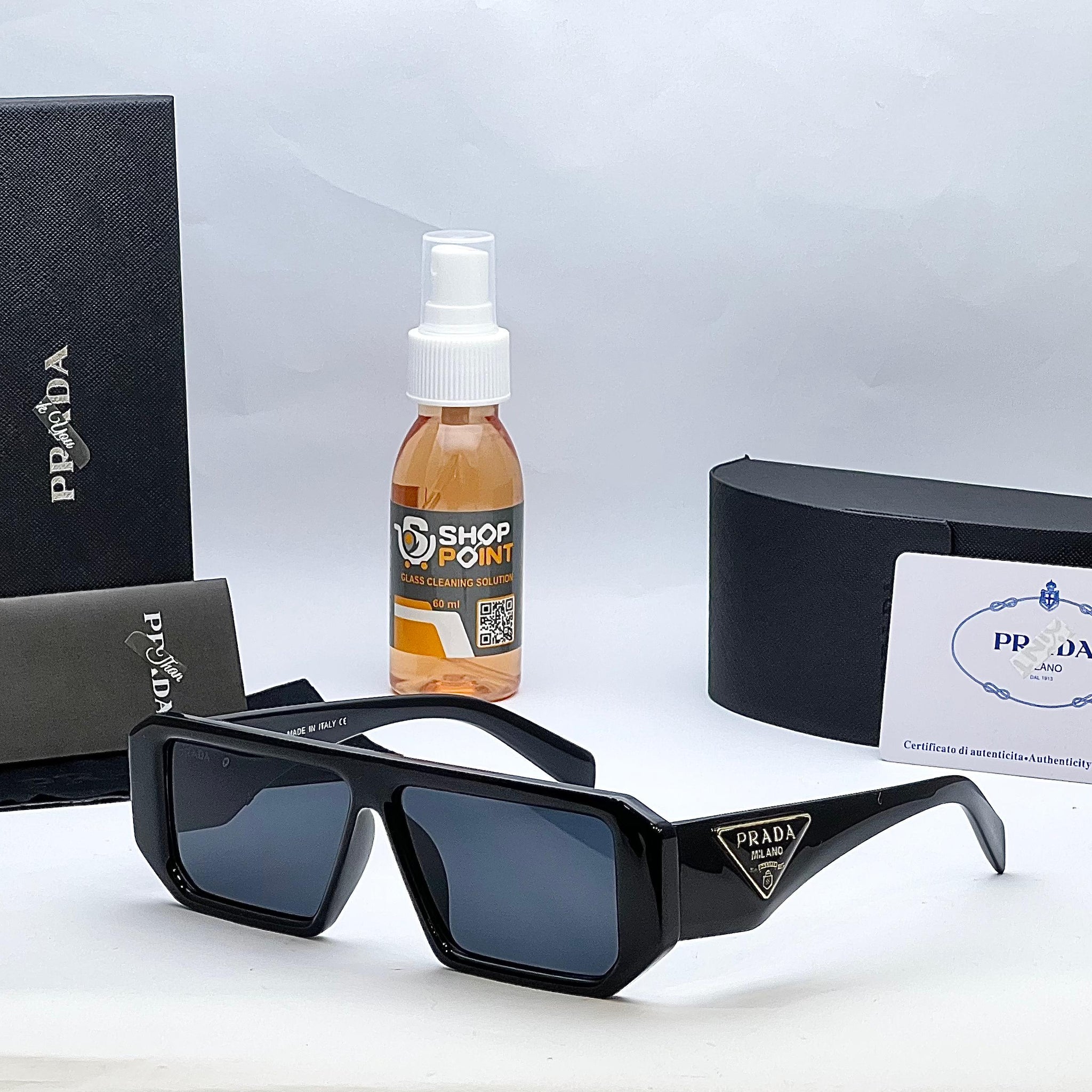 Pra--da 6002 Black Sunglasses