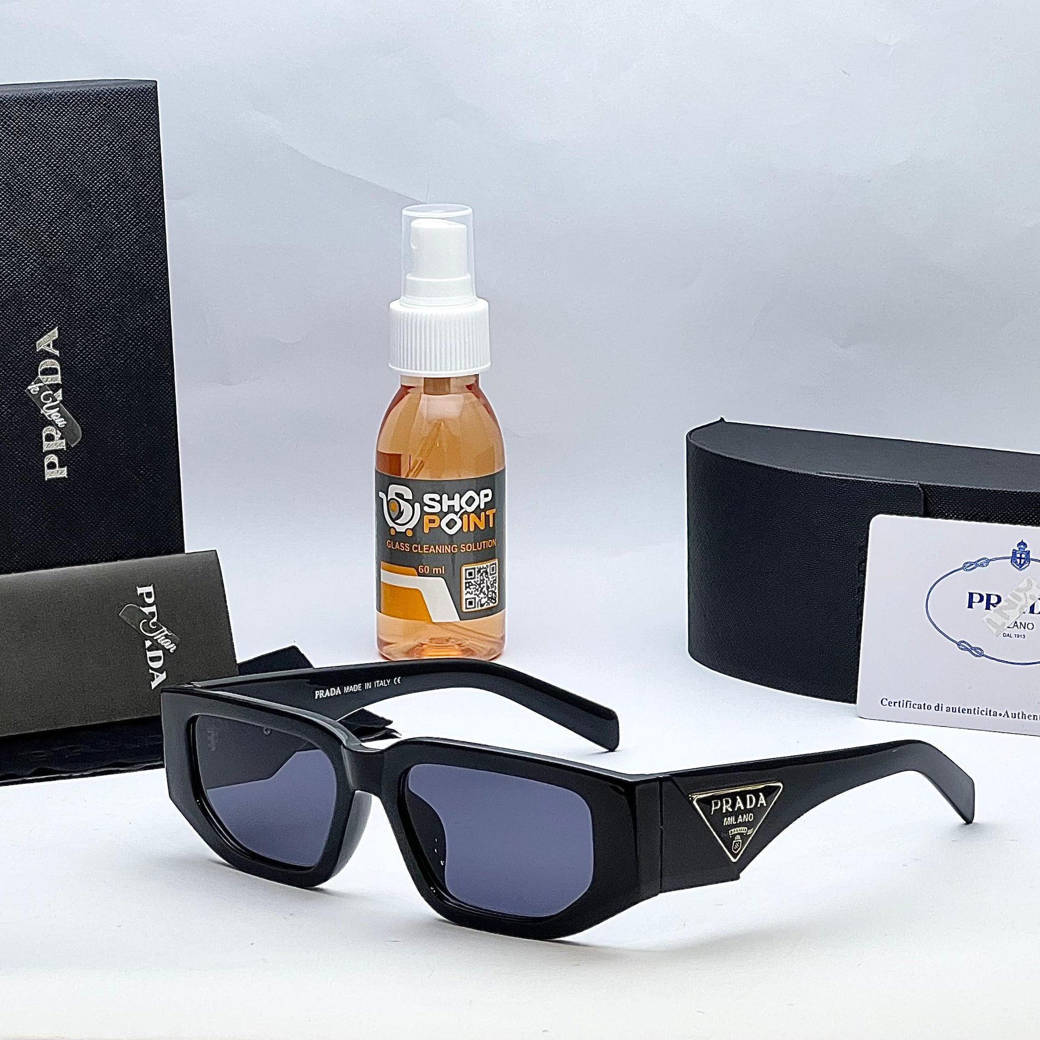 Pra--da 6002 Black Sunglasses