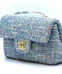 Chanel Mini Ladies Bags Blue Color