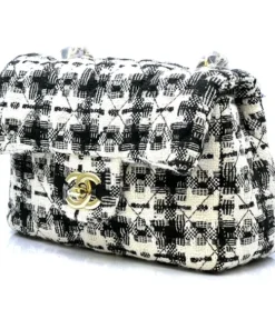 Chanel Mini Ladies Bags White Black Color