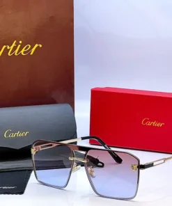 Cartier 23072 Golden Double Shade Sunglasses