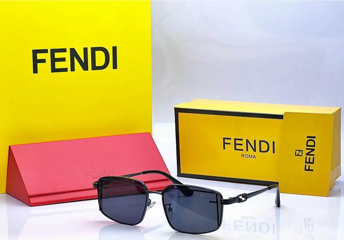 Fendi 2484 Black Eye Shape Sunglasses | Fendi Sunglasses